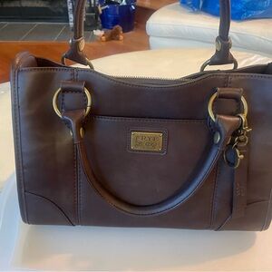 Frye Dark Brown Leather Satchel